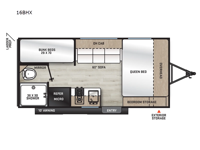 Aurora 16BHX Floorplan Image