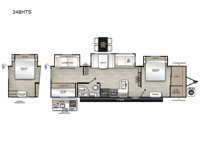 Aurora 34BHTS Floorplan