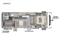 Wildwood X-Lite Platinum 261BHXLX Floorplan Image