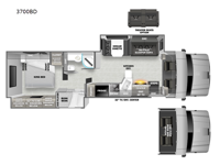 DynaQuest XL 3700BD Floorplan Image