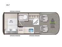 Tranquility Transit 19LT Floorplan Image