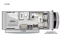 Sunseeker TS TS2380 Floorplan Image