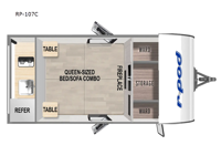R Pod RP-107C Floorplan Image