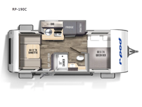 R Pod RP-190C Floorplan Image