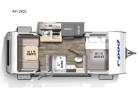 R Pod RP-190C Floorplan Image