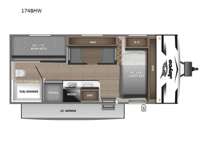Jay Flight SLX 174BHW Floorplan Image