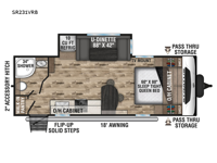 Stratus SR231VRB Floorplan Image