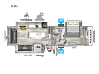 Salem Hemisphere 325RL Floorplan Image
