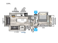 Salem Hemisphere 325RL Floorplan