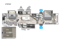 Salem Hemisphere 375FAM Floorplan