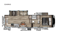 Durango Half-Ton D240RKD Floorplan Image