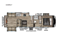 Durango Half-Ton D290RLT Floorplan