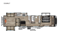 Durango D326RLT Floorplan Image