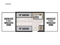 Viking Camping Trailers 2107LS Floorplan Image