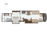 King Aire 4531 Floorplan Image