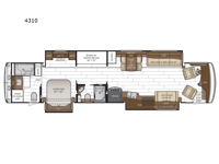 Dutch Star 4310 Floorplan Image