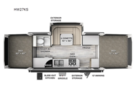 Flagstaff High Wall HW27KS Floorplan