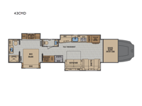 Renegade Classic 43CMD Floorplan Image