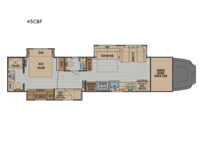 Renegade Classic 45CBF Floorplan Image