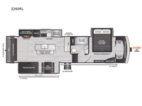 Arcadia 3260RL Floorplan