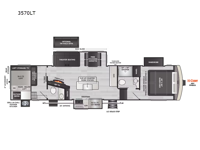 Arcadia 3570LT Floorplan Image