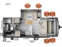 Rockwood Mini Lite 2507S Floorplan Image