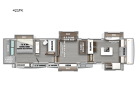RiverStone 421FK Floorplan