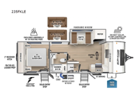 Surveyor Legend 235FKLE Floorplan Image