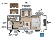 Surveyor Legend 202RBLE Floorplan Image