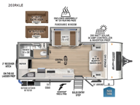 Surveyor Legend 203RKLE Floorplan Image