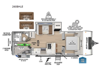 Surveyor Legend 260BHLE Floorplan Image