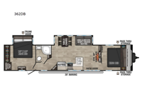 Sportsmen 362DB Floorplan Image