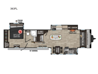 Sportsmen 363FL Floorplan Image