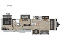 Sportsmen 364BH Floorplan Image