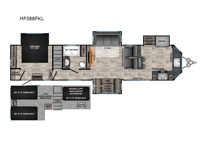 Hampton HP388FKL Floorplan
