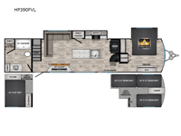 Hampton HP390FVL Floorplan