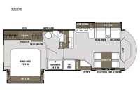 Concord 321DS Floorplan Image