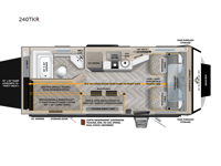 Overland Series 240TKR Floorplan