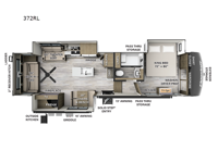 Flagstaff Classic 372RL Floorplan Image