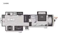 Arcadia 3140RK Floorplan
