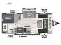 Viking 4K Series 18DBS Floorplan Image