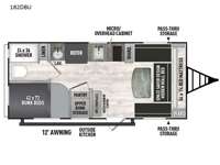 Viking 4K Series 182DBU Floorplan Image