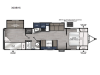 Apex Ultra-Lite 300BHS Floorplan