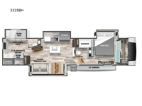 Cedar Creek Experience 3325BH Floorplan Image