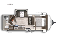 Kodiak Ultra-Lite 242RBSL Floorplan Image