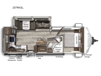 Kodiak Ultra-Lite 257RKSL Floorplan