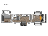 Crusader 375FLS Floorplan Image