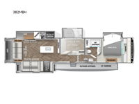 Crusader 382MBH Floorplan Image
