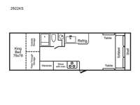 2922 Series 2922KS Floorplan Image