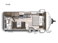 Kodiak Ultra-Lite 201QB Floorplan Image